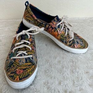 Sperry Top Sider Seacycled Canvas Boat Shoes STS88911 Women's Size 10 Crest Vibe